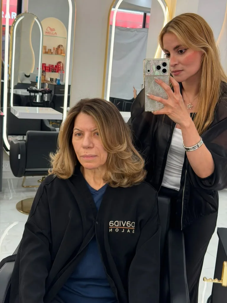 Soledad look at Davida Salon NYC (2)